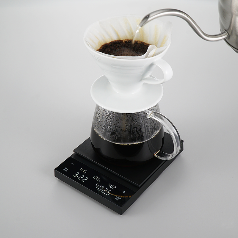 Hario koffieweegschaal Polaris, zwart