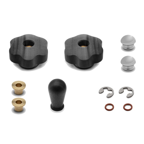 Lelit Upgrade Kit for Mara X – Wooden Handles – Black