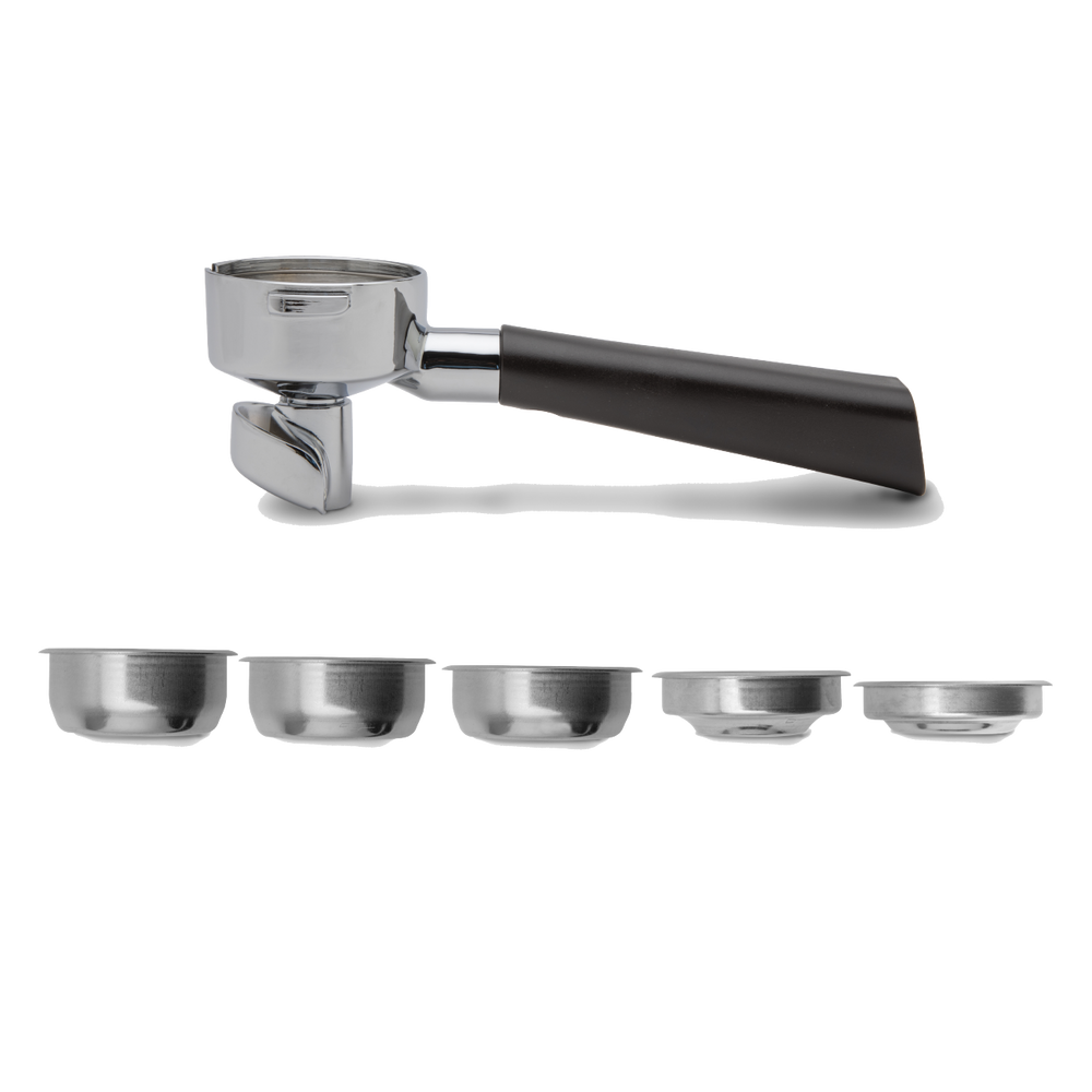 Lelit57 Portafilter – 57 mm – 2-way spout, design handle