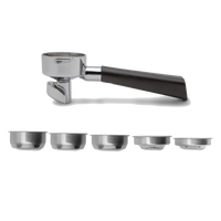 Lelit57 Portafilter – 57 mm – 2-way spout, design handle