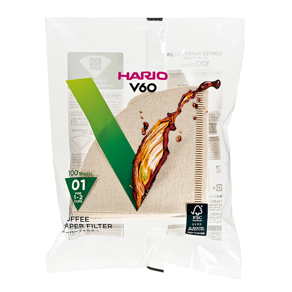 Hario V60 filters naturel