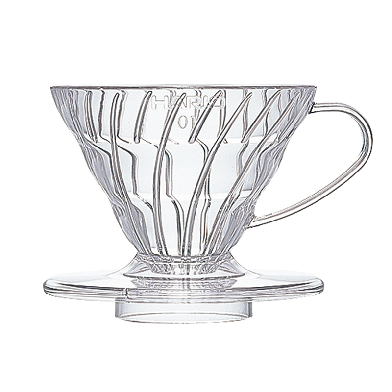 Hario V60 Plastic Dripper, transparent, size 01