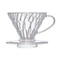 Hario V60 Plastic Dripper, transparent, size 01
