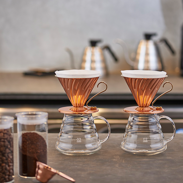 Hario V60 koperen dripper