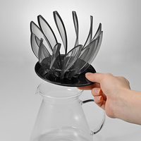 Hario V60 Dripper Suiren, Transparent Black