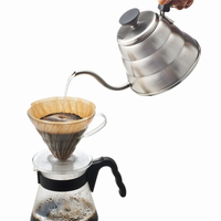 Hario V60 Buono waterketel 600 ml, zilver