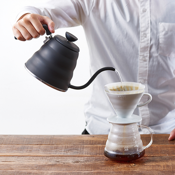 Hario V60 Buono waterketel mat zwart