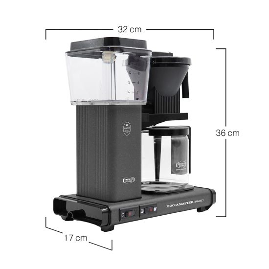 Moccamaster KBG Select Stone Grey – view 2