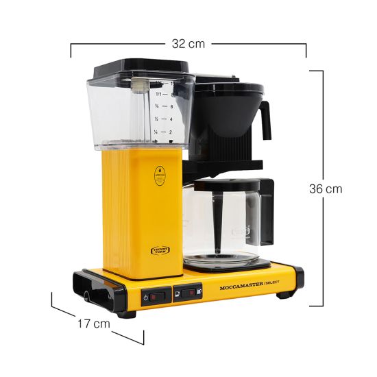Moccamaster KBG Select Yellow Pepper – view 2