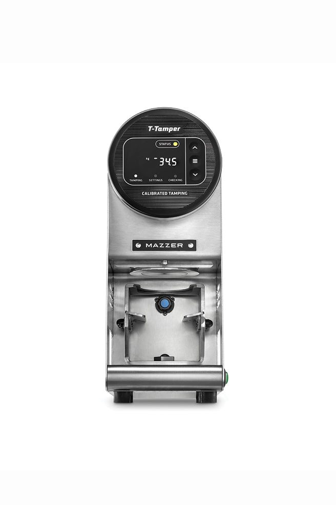 Mazzer T-Tamper automatic tamper, black, front view
